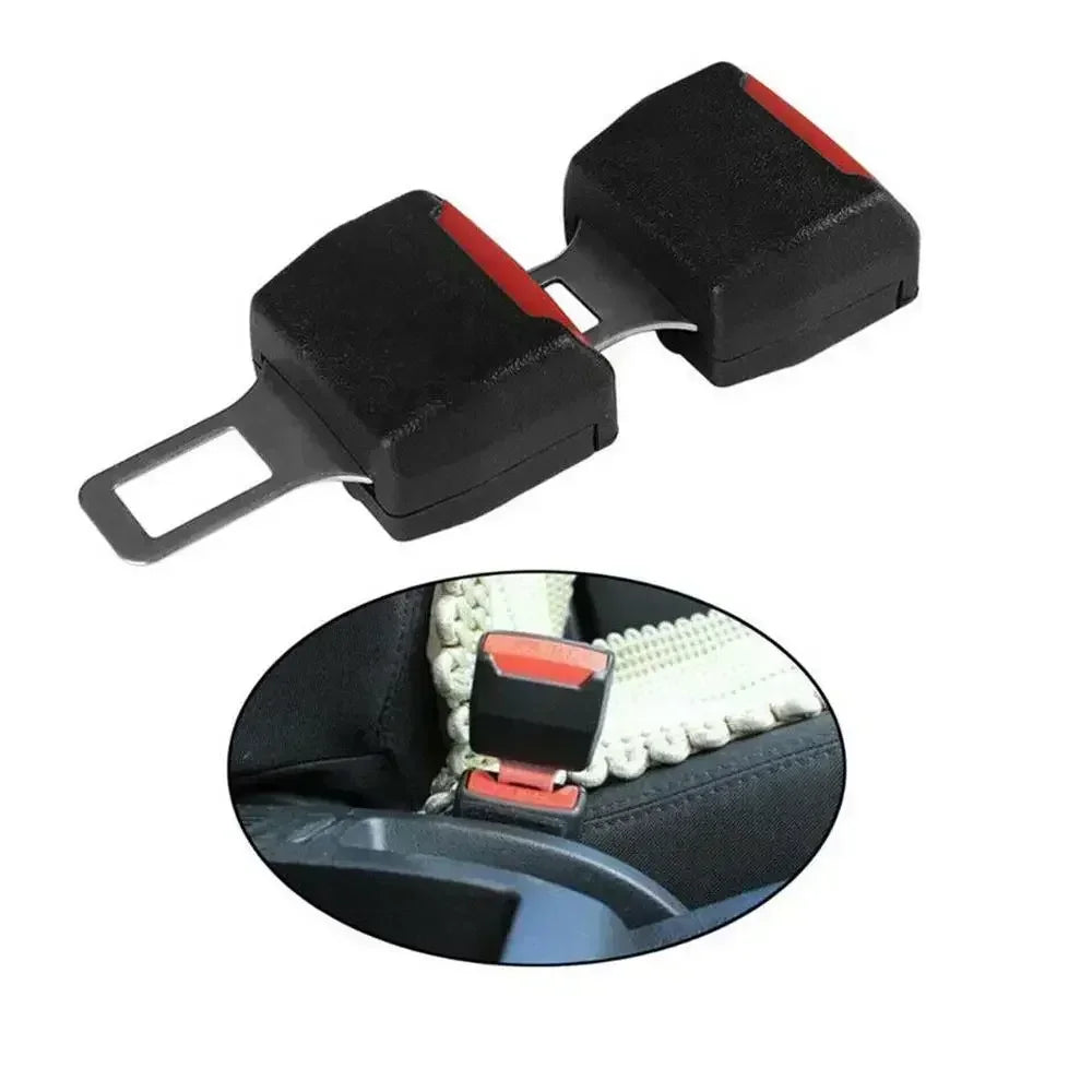 2PC Car Seat Belt Clip Extender Safety Seatbelt Lock Buckle Plug Thick Insert Socket Extender Safety Buckle Seat Belt Accessorie - Smarsty