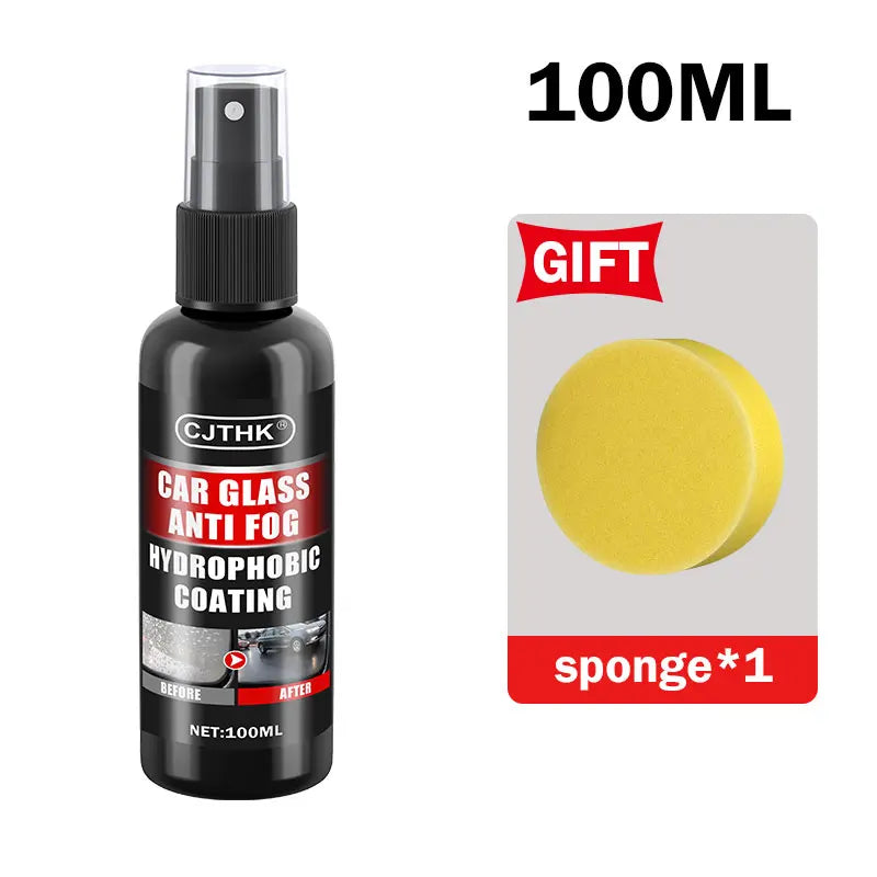 Car Glass Anti-rain Water Spray Repellent Nano Coating Hydrophobic Waterproof Agent Oil Film Removing Auto Glass Film Agent - Smarsty