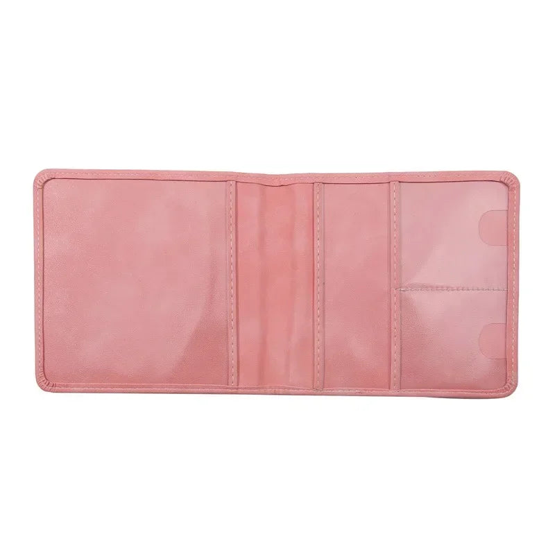 Car Registration Driver's License and Insurance Card Holder - Leather Vehicle Glove Box Automobile Documents Paperwork Organizer