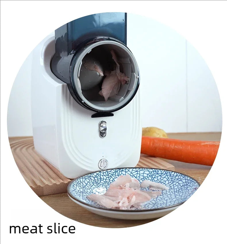 Multi-function Vegetable Cutter Household Kitchen Electric Vegetable Cutter Vegetable Slicer Shredder Automatic by Smarsty