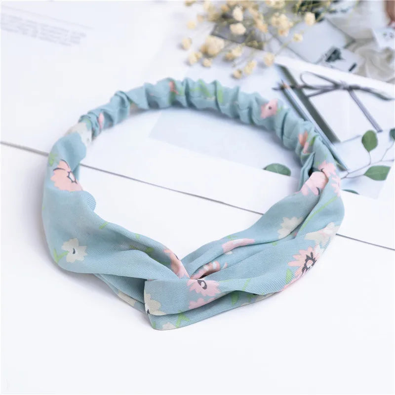 Bohemian Print Headbands For Women Vintage Turban Comfort - Smarsty