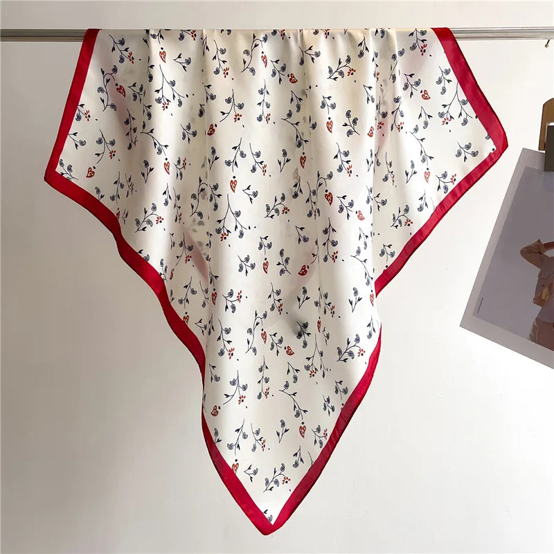 Luxury Silk Scarf for Women Summer Travel Shawl - Smarsty