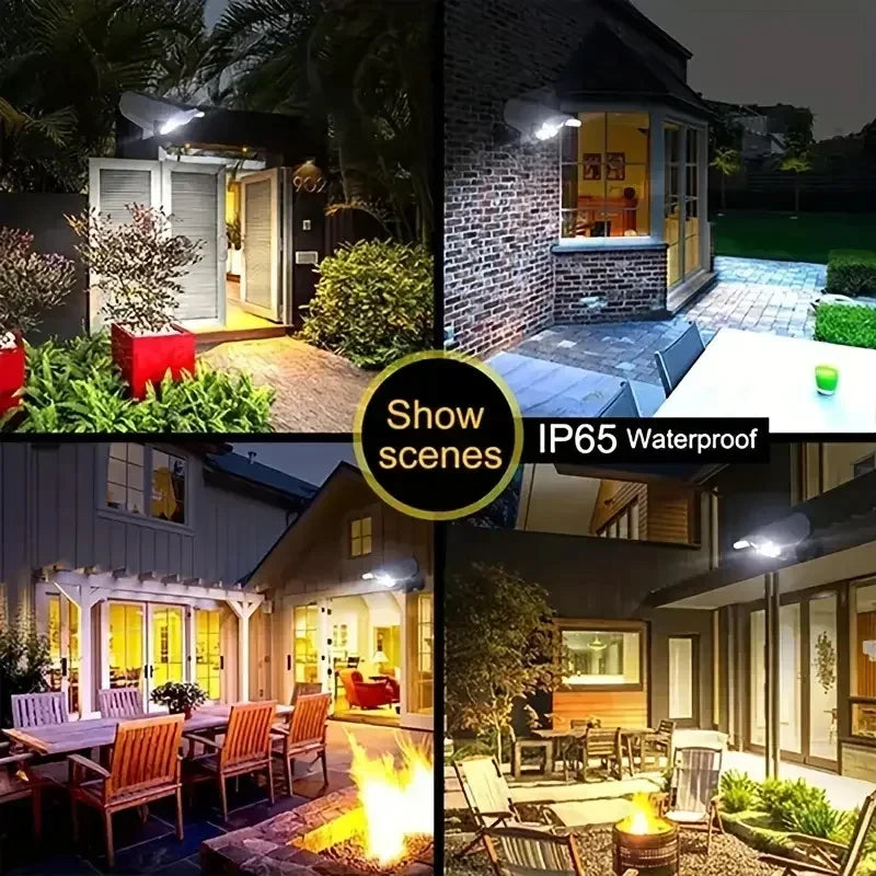 Waterproof Solar LED Wall Light with Remote Control - Smarsty