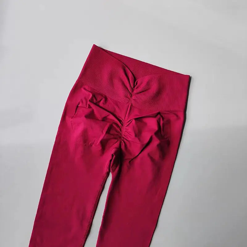 High-end Yoga Pants Women Fitness Leggings High elastic Sports Pants Push UP Tights Running Leggings Breathable Gym Leggings - Smarsty