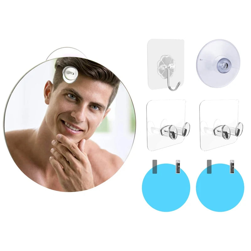 Fogless Acrylic Shower Mirror for Travel and Shaving - Smarsty