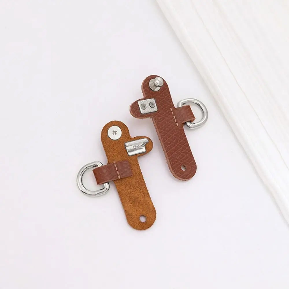 Handbag Transformation Accessories for Longchamp Mini Bag Strap Punch-free Genuine Leather Shoulder Strap Conversion Hang Buckle