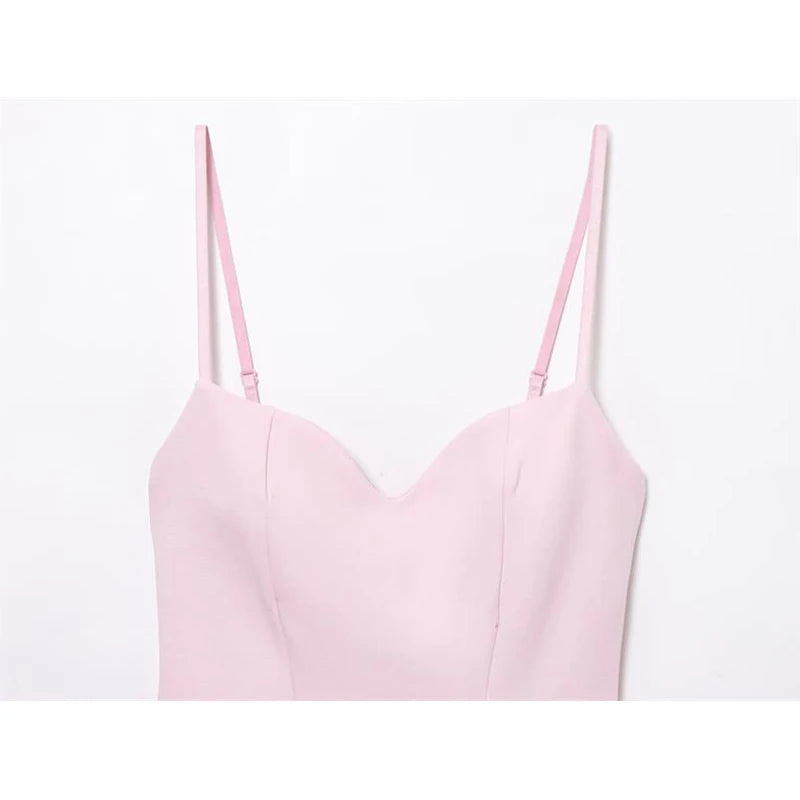 Dresses Summer Women's 2025 New Chic Slim Tube Top Elegant Mini Camisole Women's Dress Street Fashion Youth Holiday Dress - Smarsty