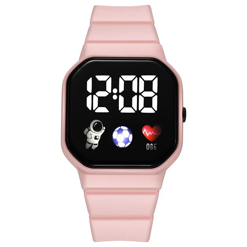 Kids Waterproof Sport Digital Watch with Silicone Strap - Smarsty