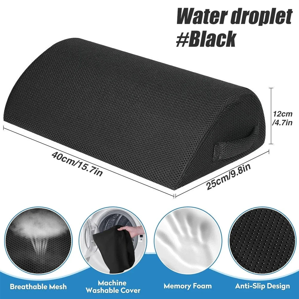 Ergonomic Memory Foam Foot Rest for Desk Comfort - Smarsty