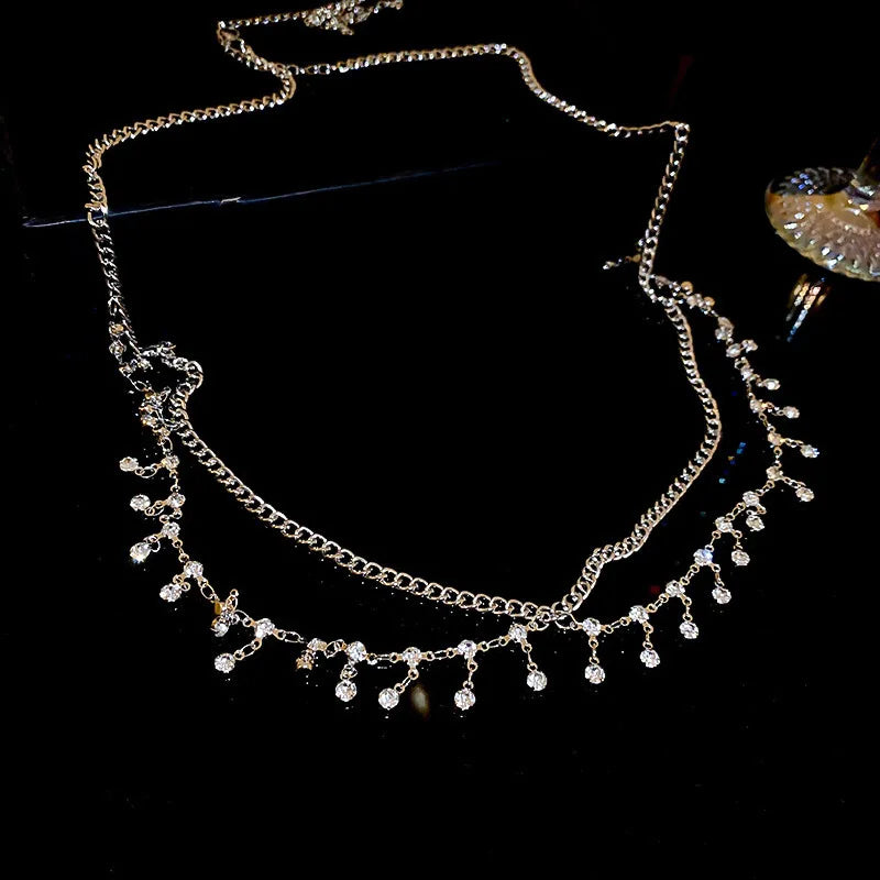 Luxury Rhinestone Belly Chain for Beach Rave - Smarsty