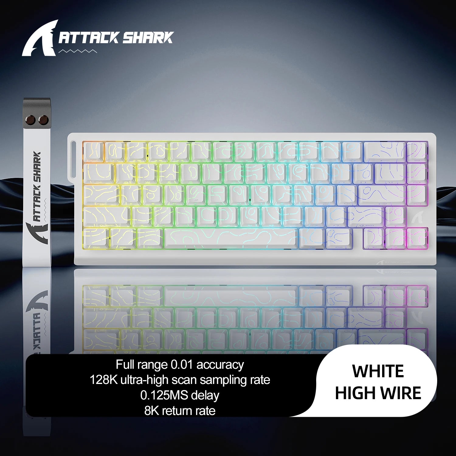 Mechanical Gaming Keyboard With Ultra Fast 0.125ms Response