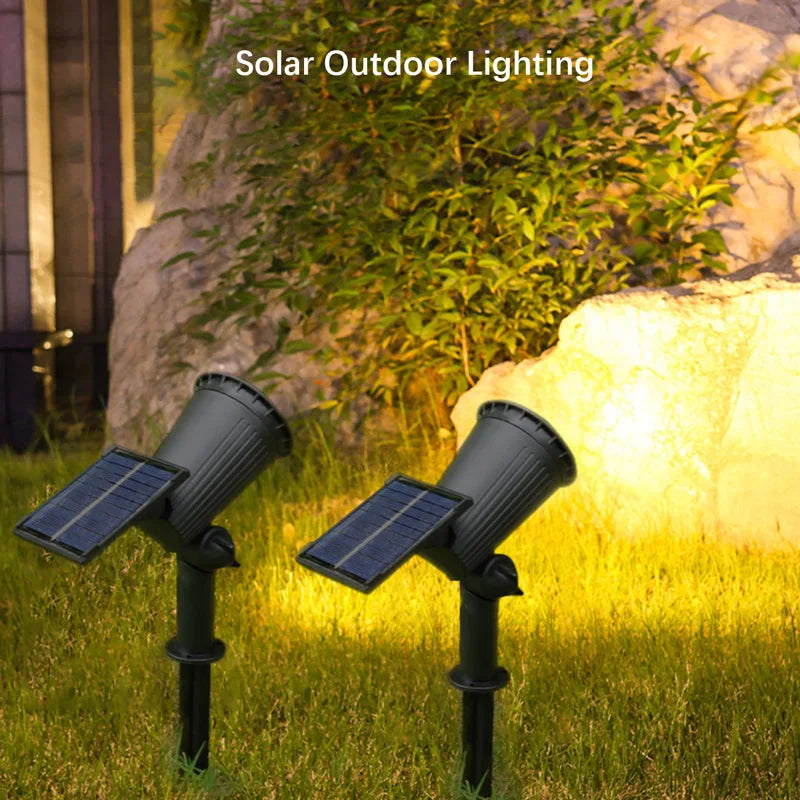 Adjustable Solar Spot Lights for Outdoor Garden Lighting - Smarsty