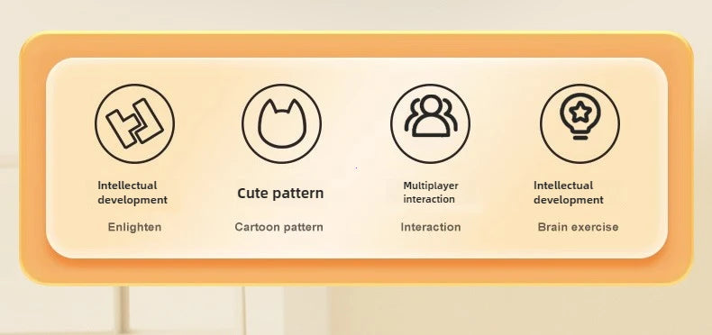 Kids Battle Chess Educational Toy Observation Concentration Training Fun Animal Flip Chess Parent-child Interactive Game Toys by Smarsty