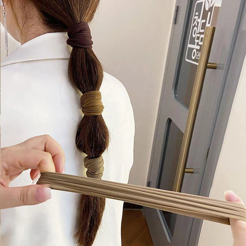 Widen Thick Hair Bands Set Ponytail Holders For Women - Smarsty