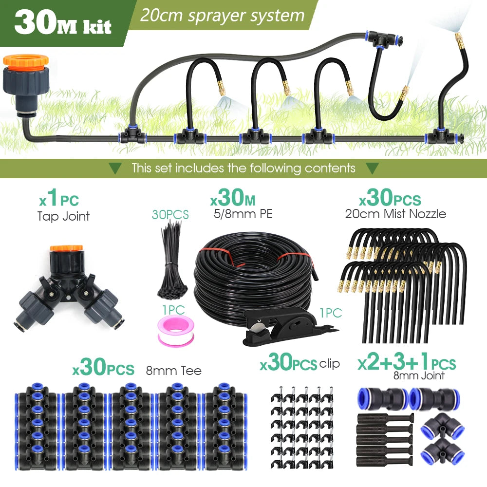 DIY Misting Cooling System for Garden Irrigation - Smarsty