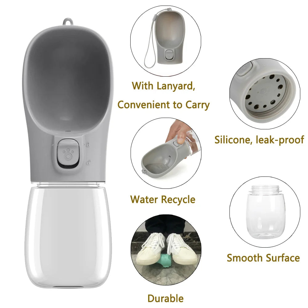 Portable Leakproof Dog Water Bottle for Hiking - Smarsty