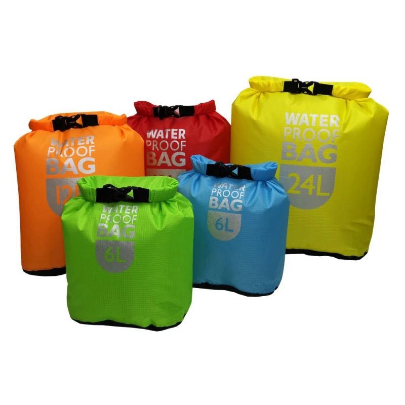 Swimming Waterproof Dry Bag Pack Rafting Kayaking River Trekking Floating Sailing Canoing Boating Water Resistance Dry Sacks - Smarsty