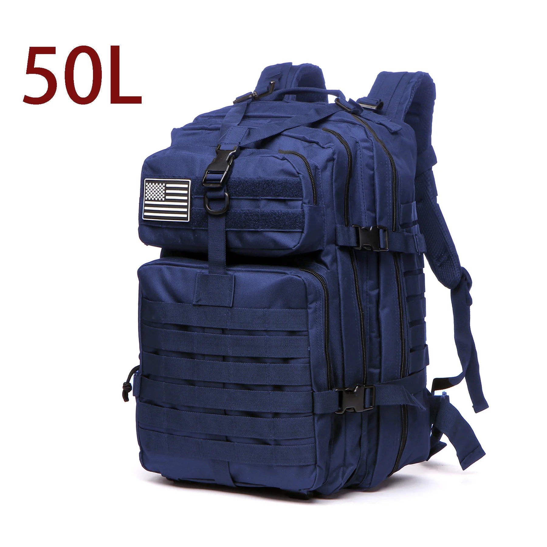 30L/50L 1000D Nylon Waterproof Trekking Fishing Hunting Bag Backpack Outdoor Rucksacks Tactical Sports Camping Hiking - Smarsty