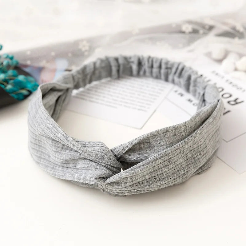 2024 New Design Fashion Women Summer Style Headbands Bohemian Girl Cross Turban Bandage Bandanas Hairbands Hair Accessories - Smarsty