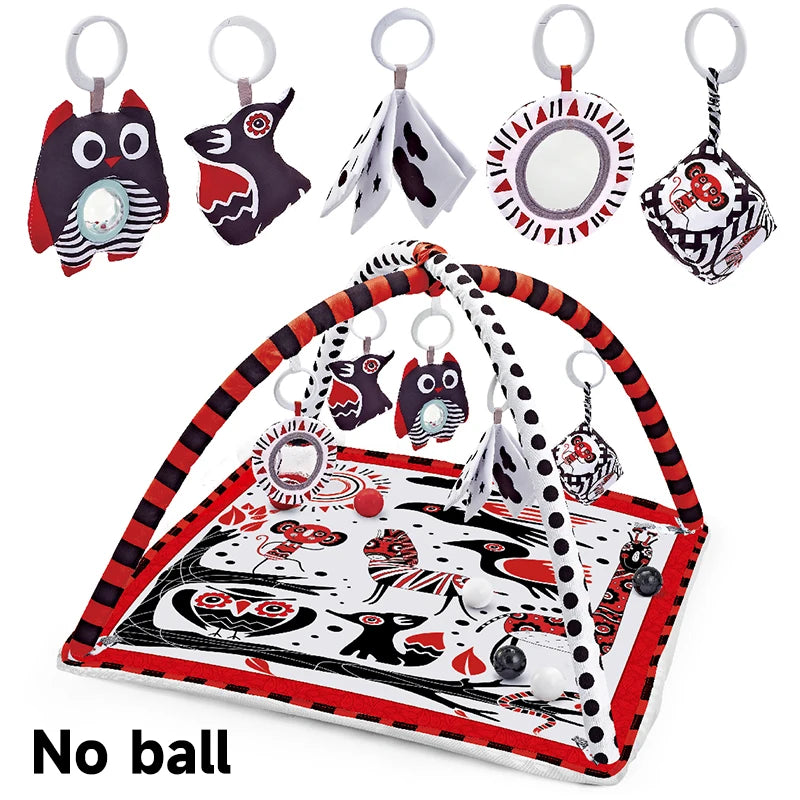 Baby Play Gym Mat With Rack For Tummy Time Crawling - Smarsty