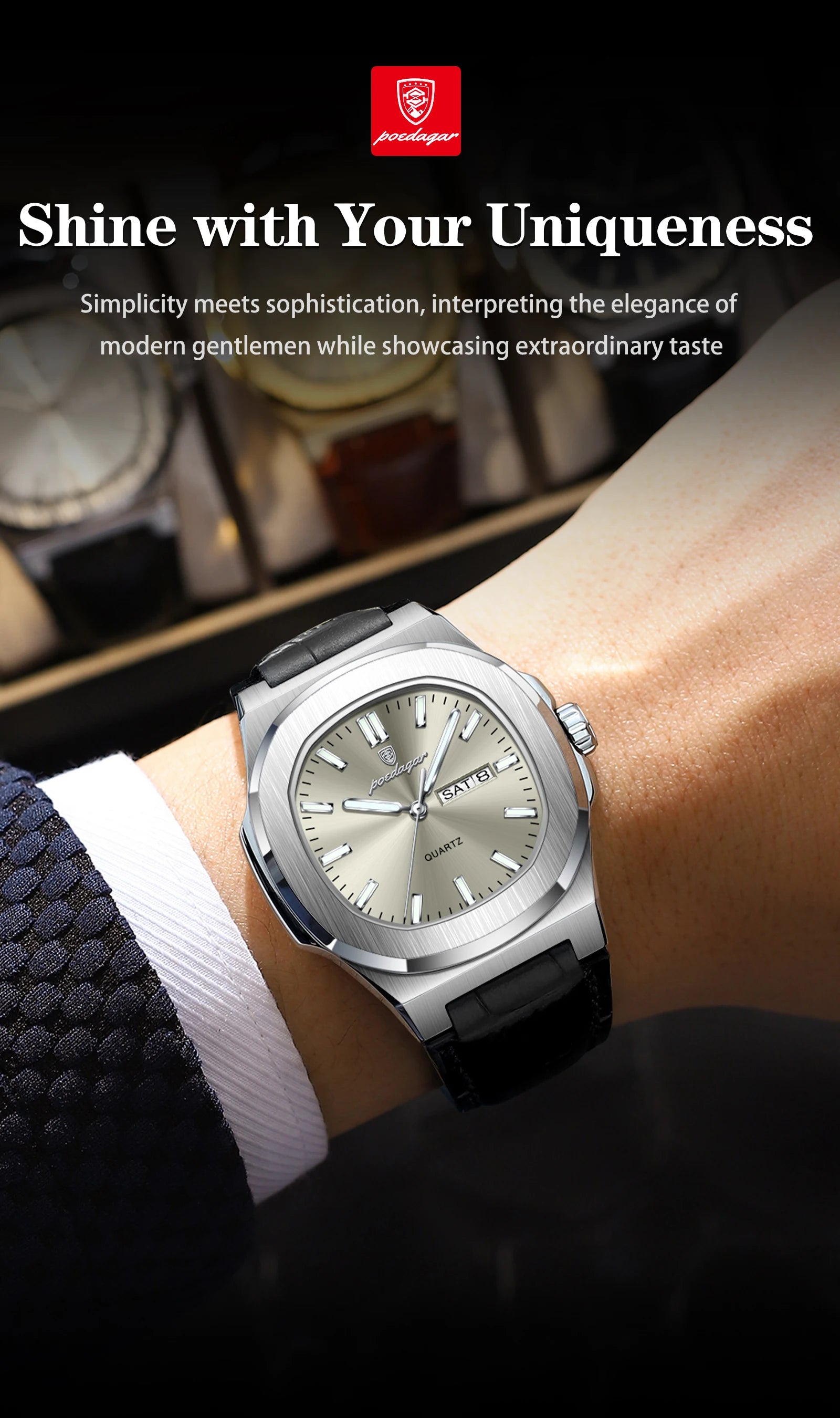 Luxury Luminous Waterproof Watch For Men - Smarsty