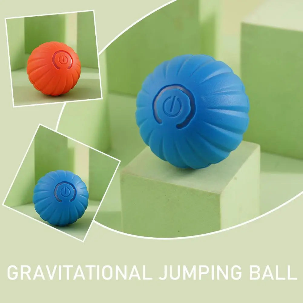 Interactive Dog Chew Toy Ball with Jumping Action - Smarsty