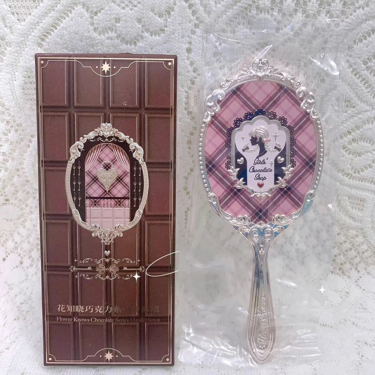 Flower Knows Angel Series Handheld Mirror Stylish and Portable - Smarsty