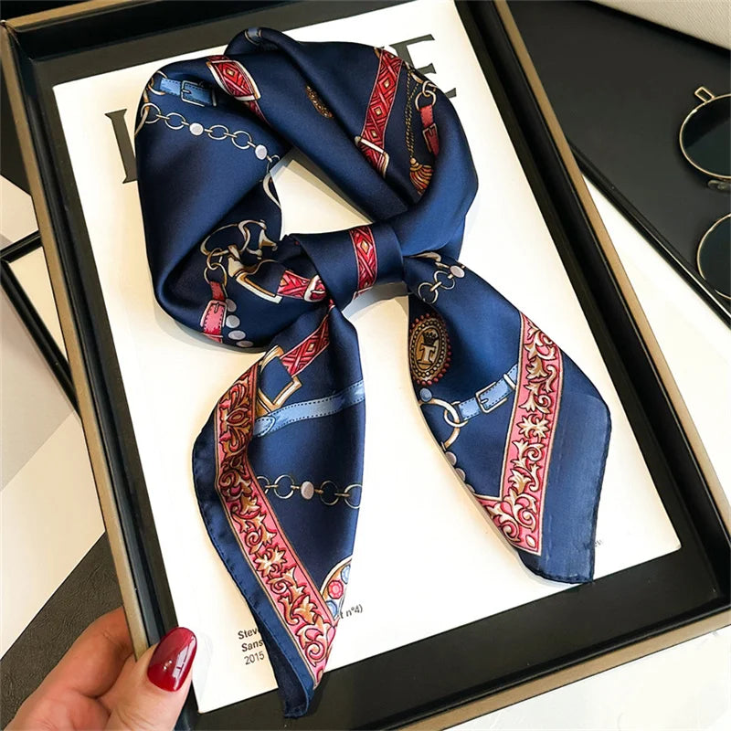 Luxury Silk Horse Print Scarf for Women - Smarsty