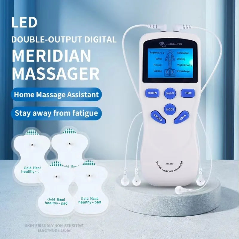 8 Modes EMS Dual Channel Muscle Massager for Fatigue Relief - Smarsty