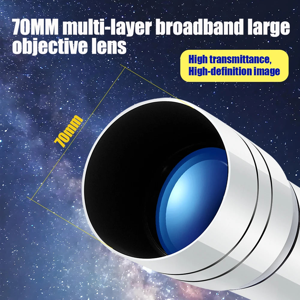 BORWOLF 70400 Professional High-definition Astronomical Telescope 333X To See The Moon and Stars Bird Watching Monocular - Smarsty