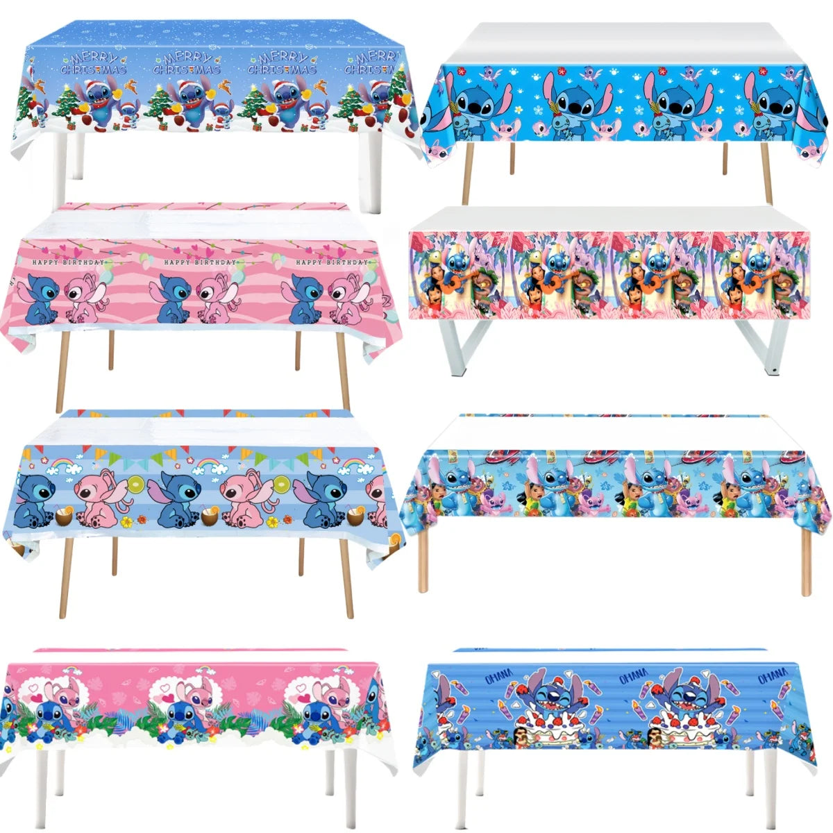 Disney Lilo and Stitch Tablecloth for Kids Parties - Smarsty