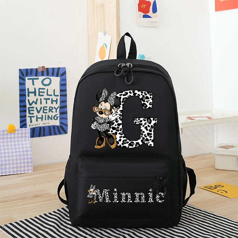 Cartoon Kids Backpack Breathable Canvas School Bag Durable - Smarsty