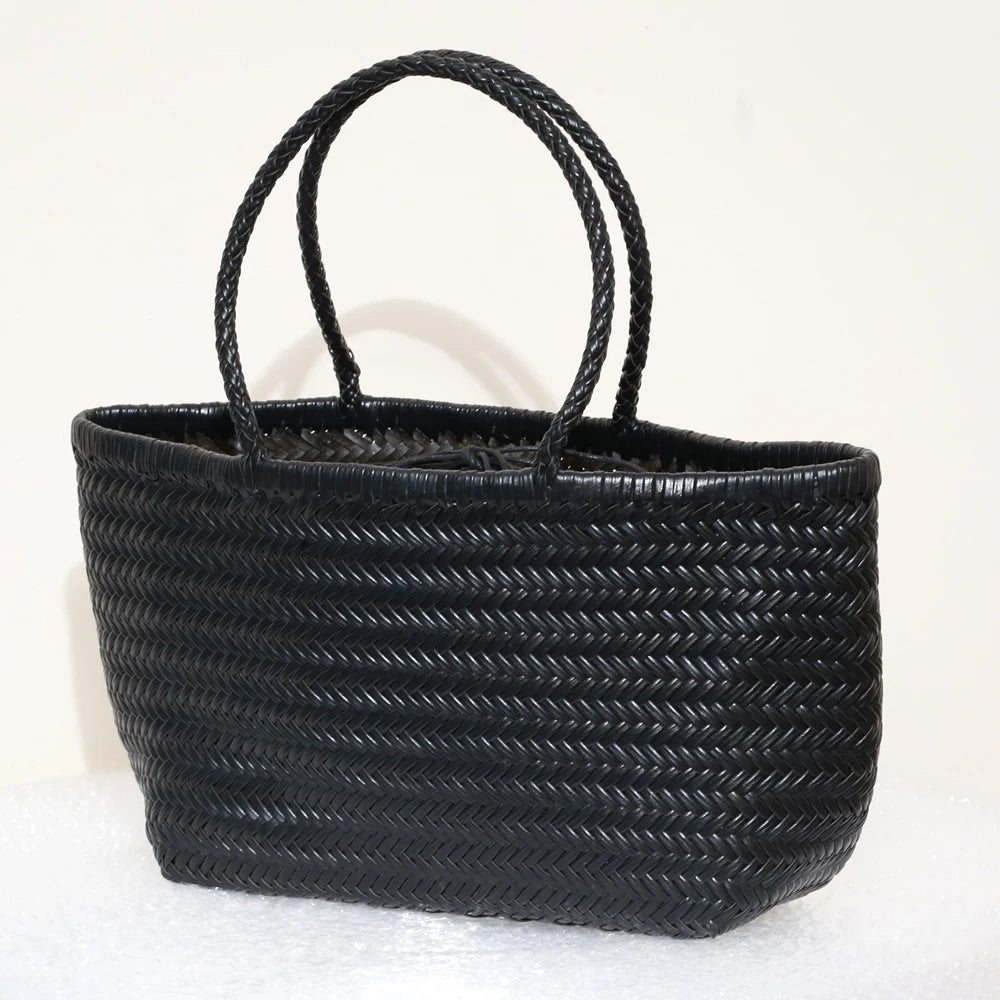 Genuine Leather Tote Bag For Women With Crossbody Strap - Smarsty
