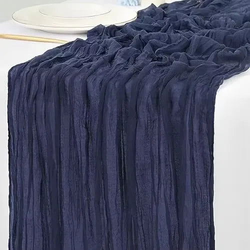 Gauze Table Runner for Rustic Beach Weddings - Smarsty