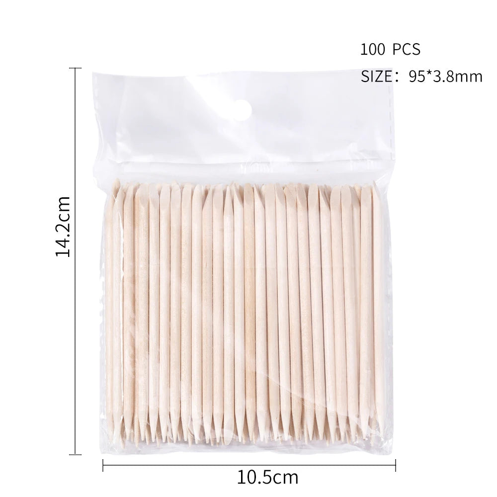 100 Piece Cuticle Pusher Set for Easy Nail Care - Smarsty