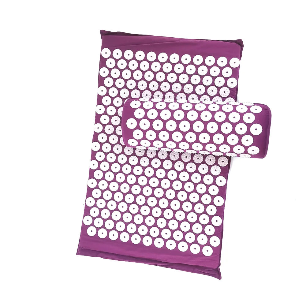 Acupressure Mat and Pillow Set for Pain Relief - Smarsty