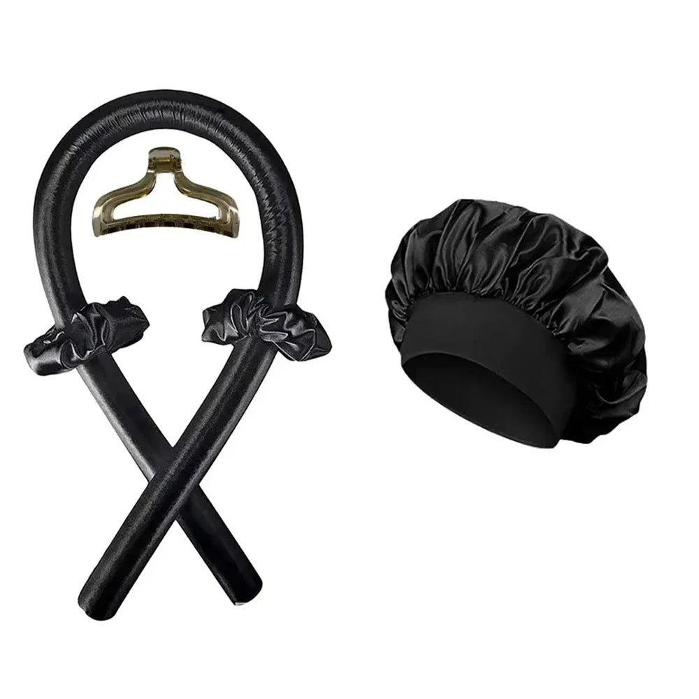 Heatless Curling Rod Night Cap for Effortless Curls - Smarsty