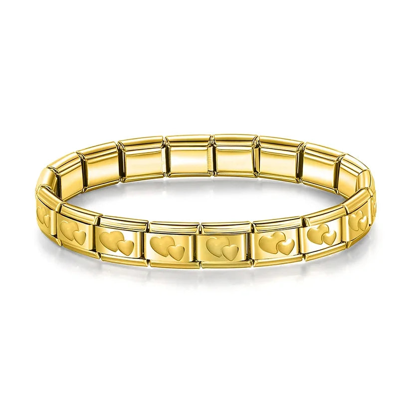 Hapiship Stainless Steel Charm Bracelet Women - Smarsty