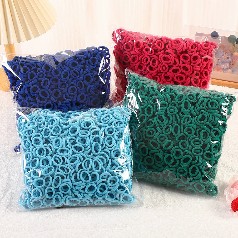 Colorful Nylon Elastic Hair Ties For Kids Gentle Hold - Smarsty