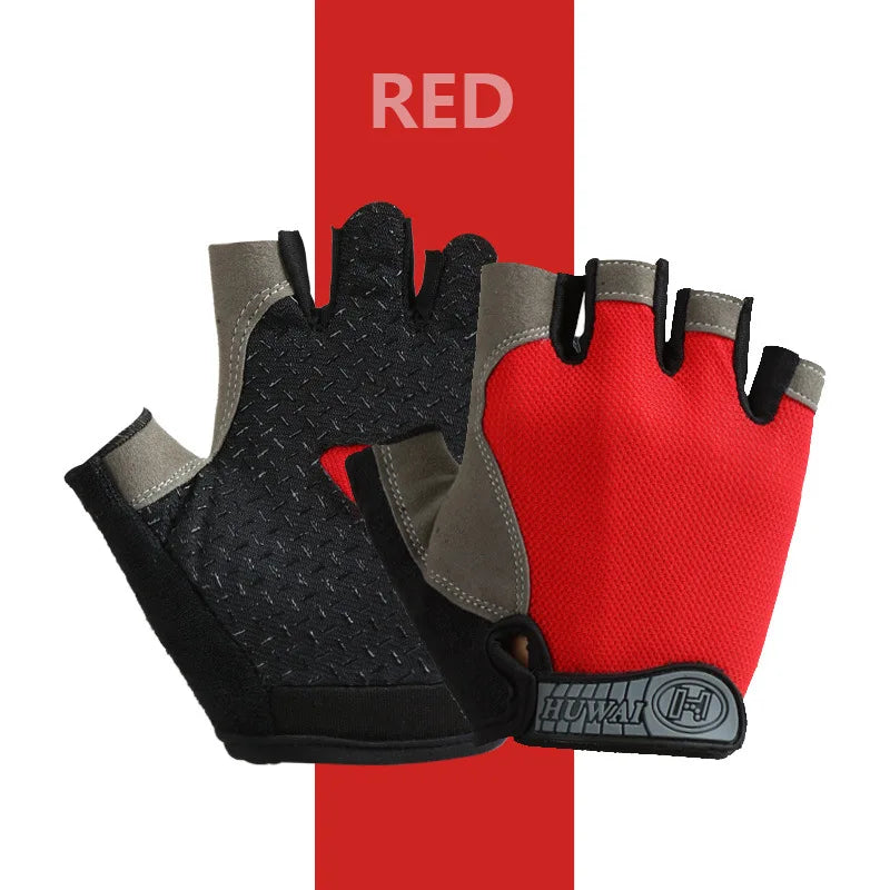 Breathable Anti Slip Half Finger Cycling Gloves for Men and Women - Smarsty
