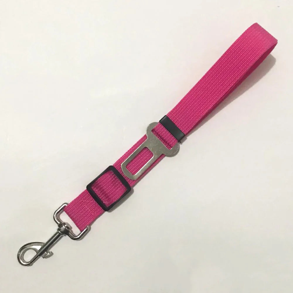 Adjustable Dog Car Seat Belt Harness with Reflective Cushioning - Smarsty