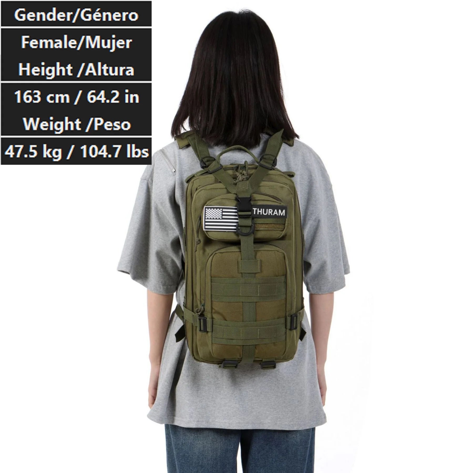30L/50L 1000D Nylon Waterproof Trekking Fishing Hunting Bag Backpack Outdoor Rucksacks Tactical Sports Camping Hiking - Smarsty