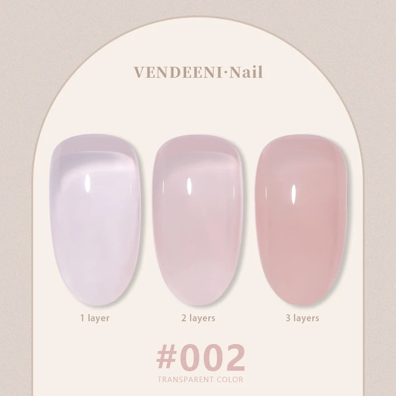 Vendeeni 24 Colors Jelly Gel Nail Polish Set - Smarsty
