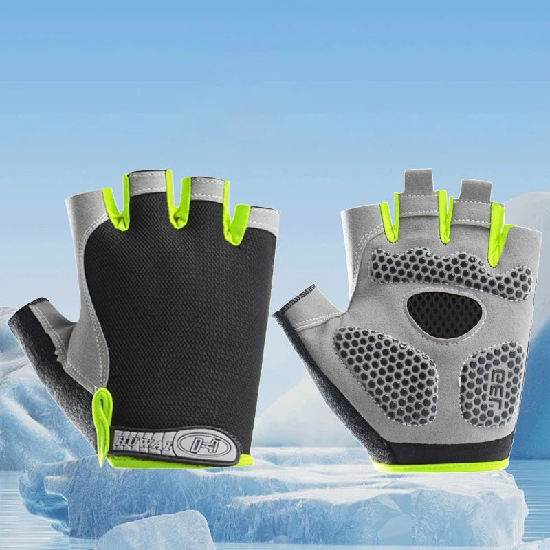 Breathable Anti Slip Half Finger Cycling Gloves for Men and Women - Smarsty