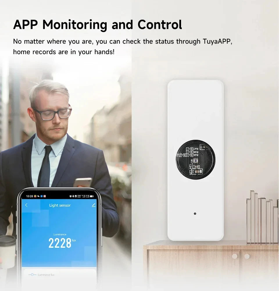 Tuya ZigBee Light Sensor for Smart Home Automation - Smarsty