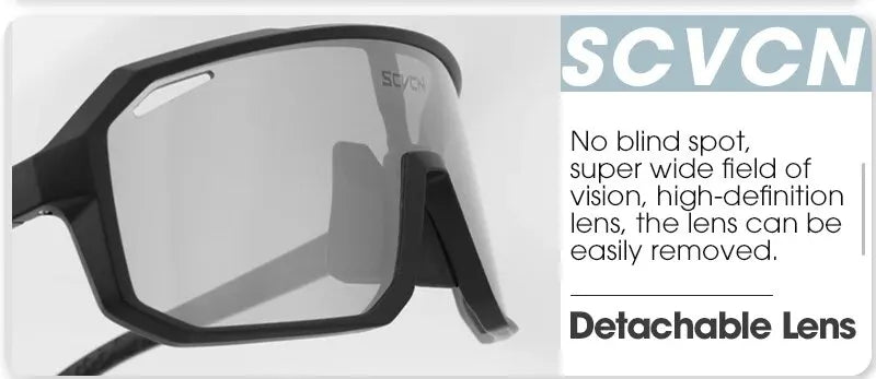 Cycling Glasses Photochromic Sunglasses Men Women Mountain Bike Road Eyewear New Bicycle Riding Outdoor Sports Hiking Goggles - Smarsty