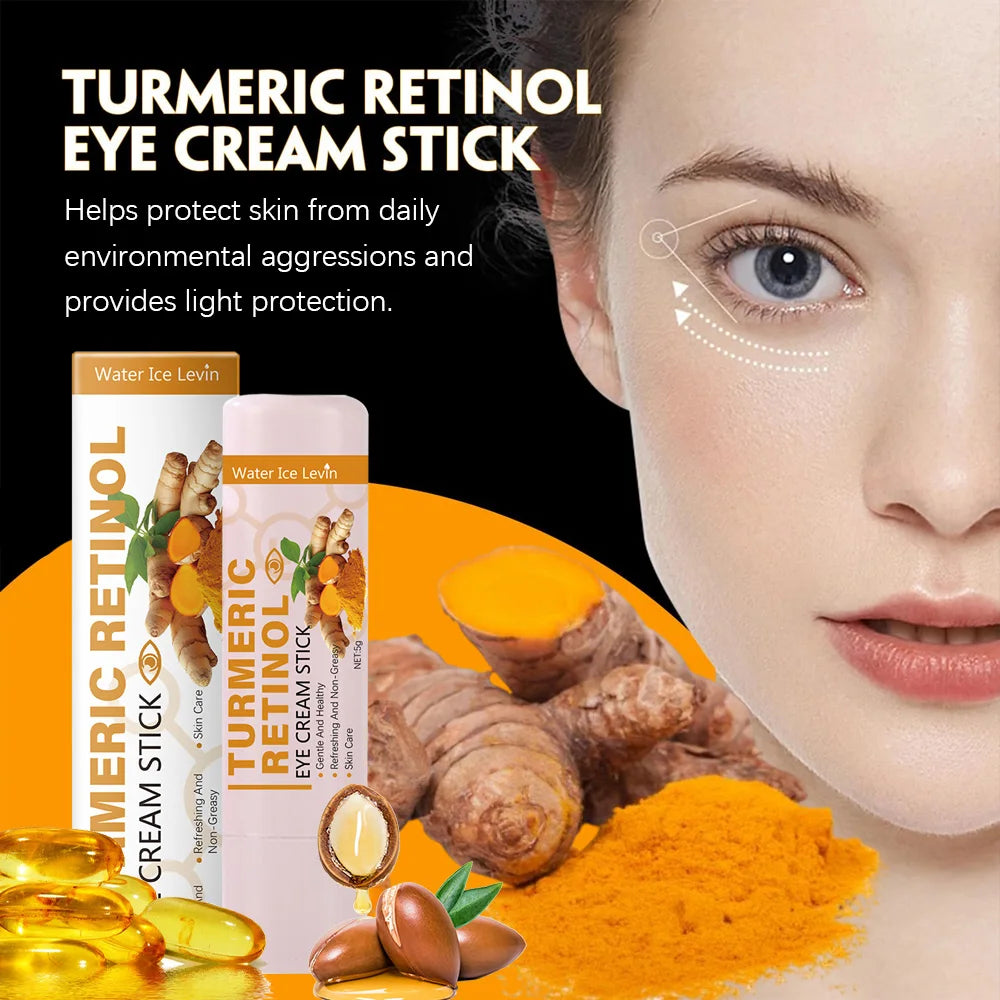 Turmeric Eye Cream Stick for Dark Circles and Puffiness - Smarsty
