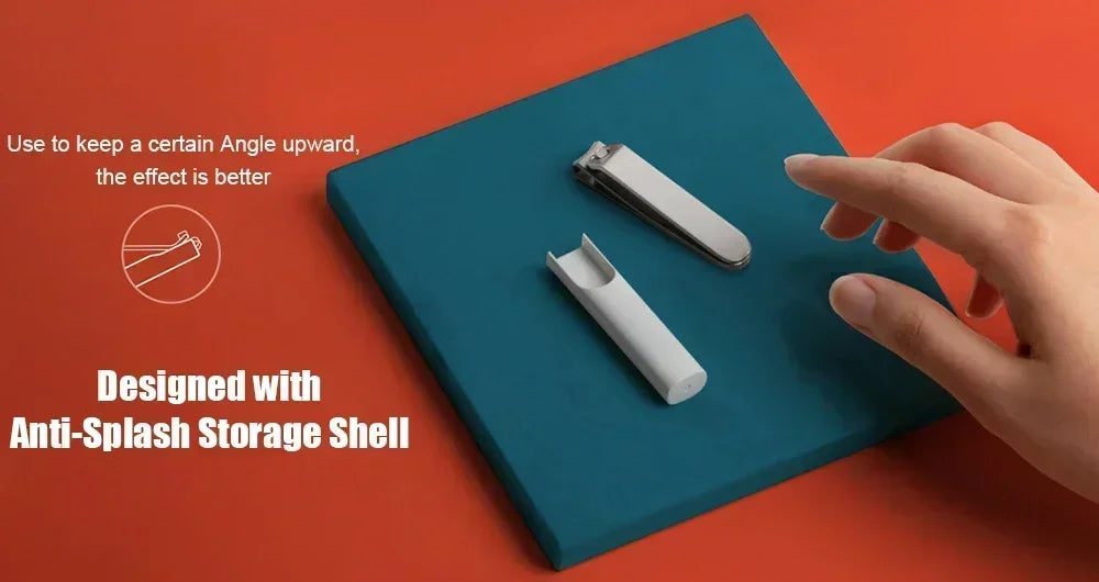 Xiaomi Mijia Stainless Steel Nail Clippers with Anti-Splash Cover - Smarsty
