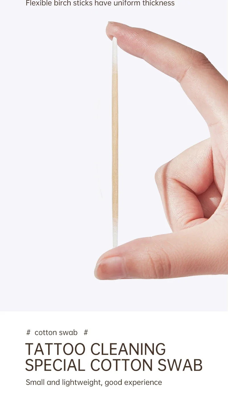 Disposable Wood Cotton Swabs for Eyelash Extensions - Smarsty