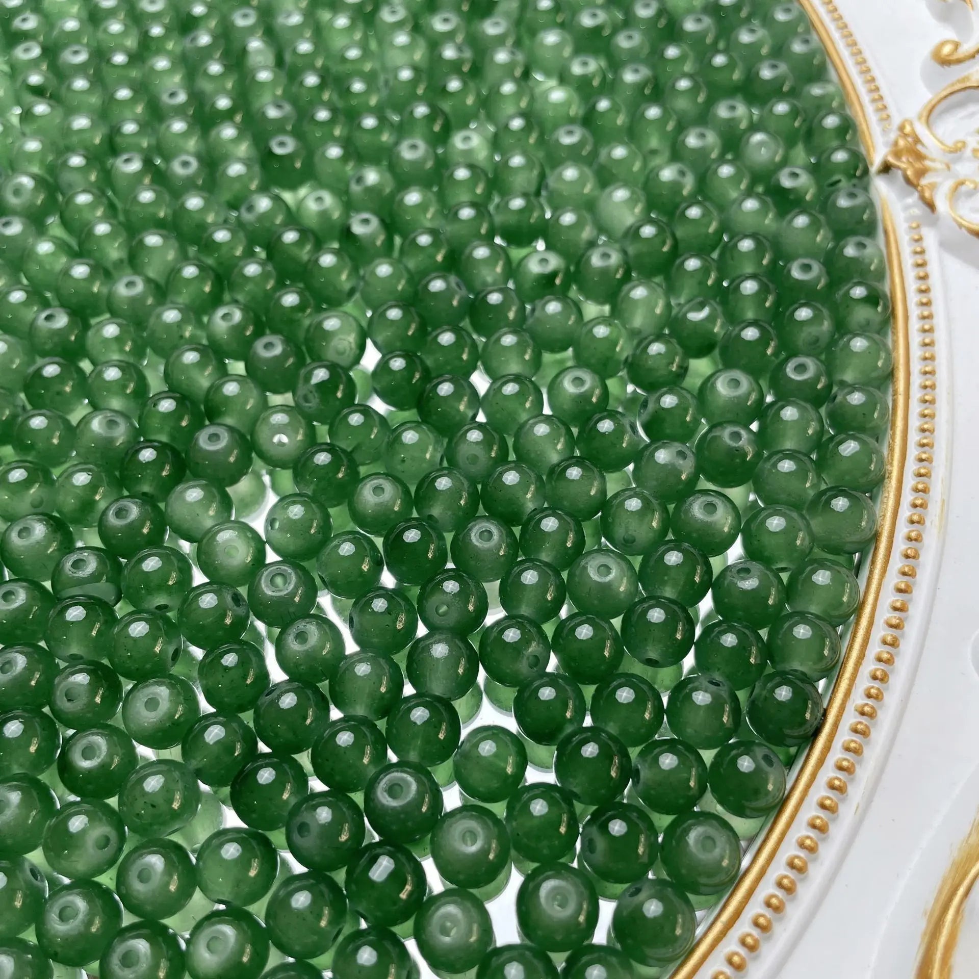 8mm Multicolor Glass Beads for Handmade Jewelry - Smarsty